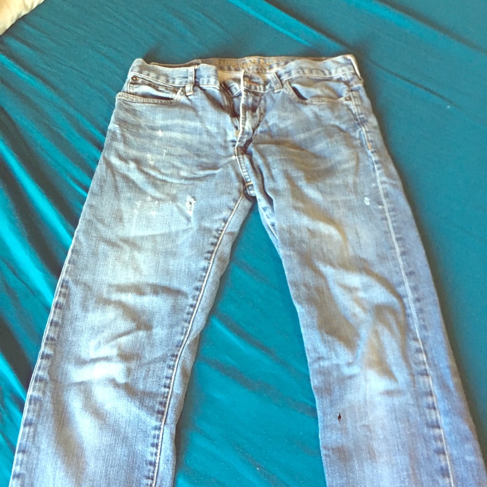American Eagle Slim-Cut 30/32 Blue Jeans